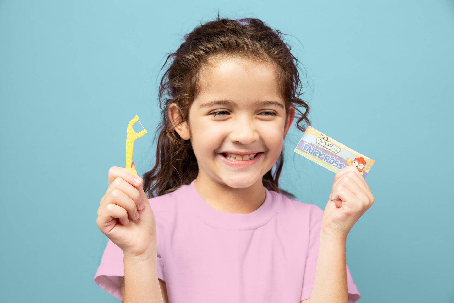 Jack N’ Jill Fairy Floss Kids Biodegradable Dental Flossers – 30 Pack