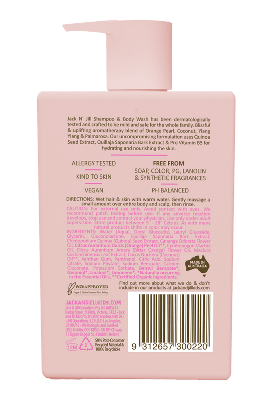 Jack N’ Jill Kids Shampoo & Body Wash -  300ml