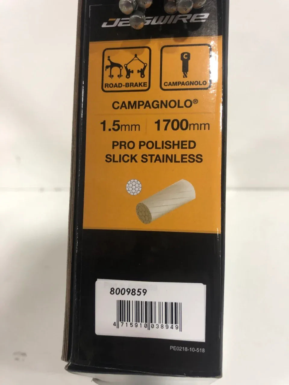 Jagwire Campagnolo 1.5mm x 1700mm Pro Polished Slick Stainless
