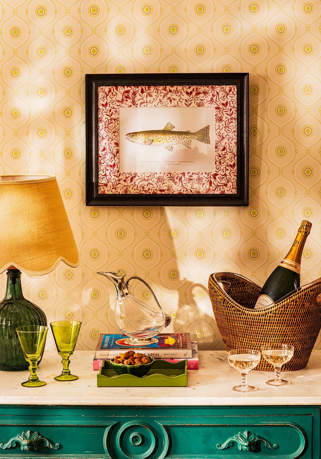 Jane's Woven Rattan Wine and Champagne Bucket