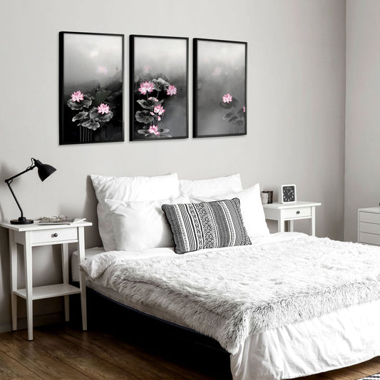 Japandi Interiors | Set of 3 Asian Inspired Wall art Prints