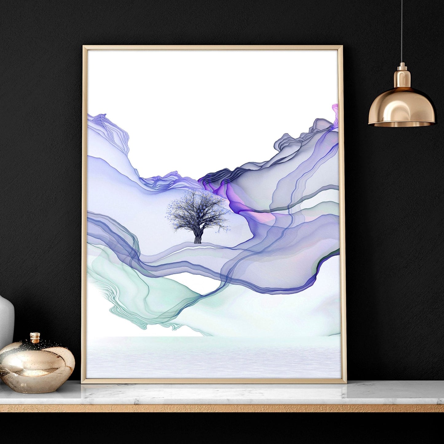 Living room framed prints | set of 3 Japandi wall art