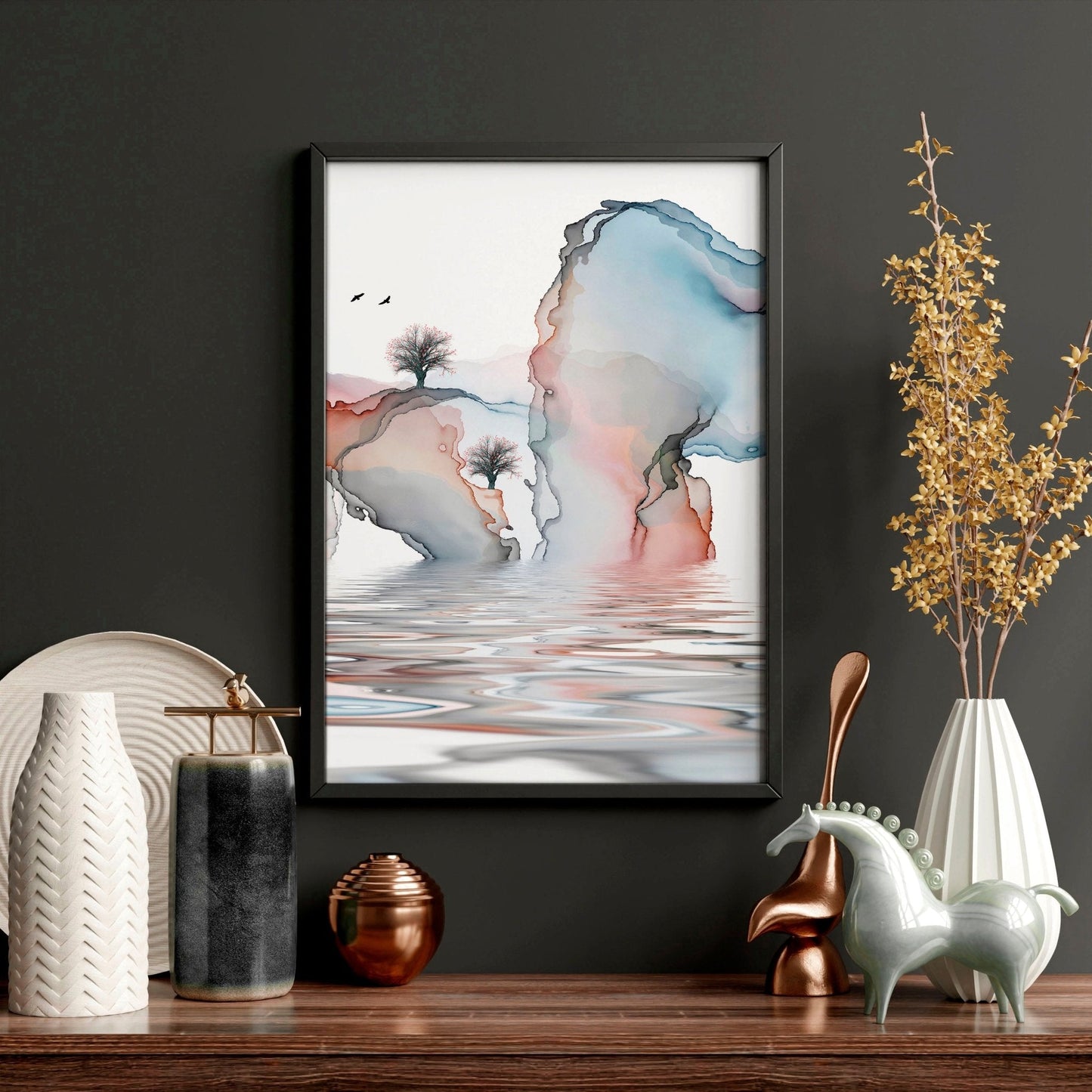 Japan print | set of 3 framed wall art prints