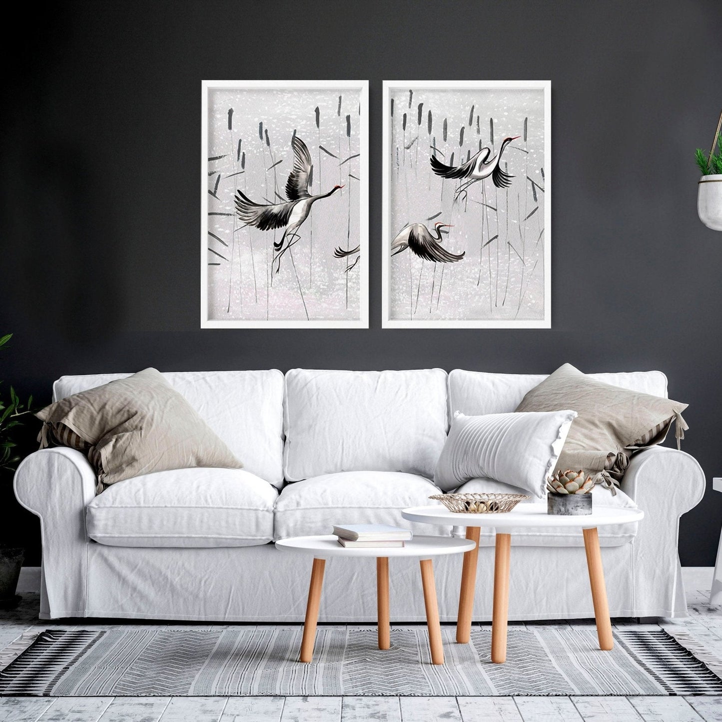 Japanese print art | set of 2 wall art prints
