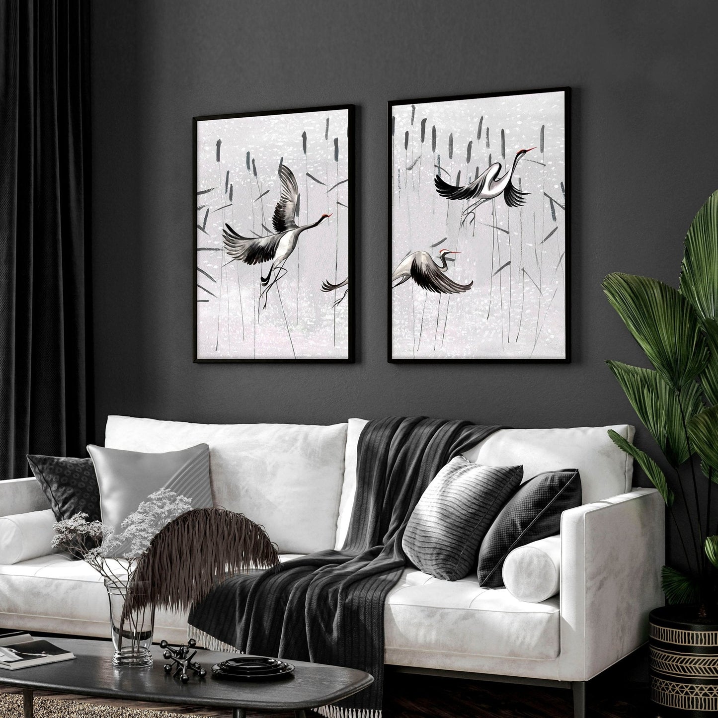 Japanese print art | set of 2 wall art prints