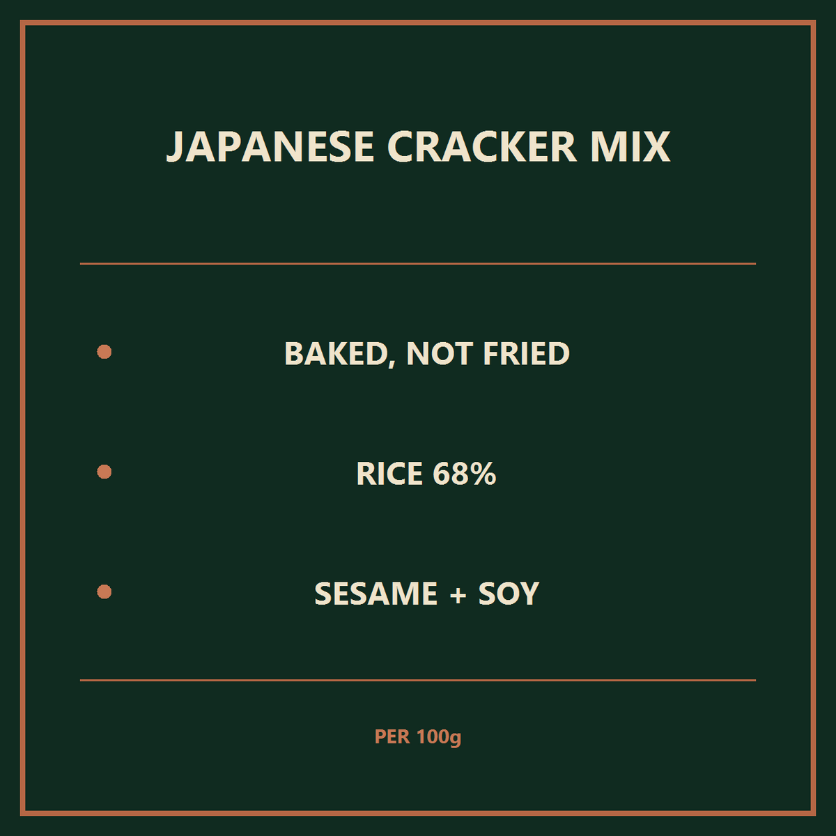 Japanese Assorted Cracker Mix