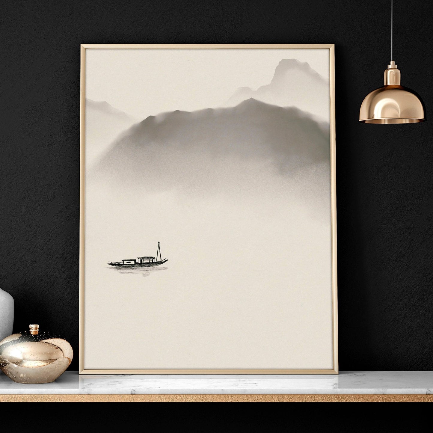 Japanese wall hanging | set of 3 wall art prints