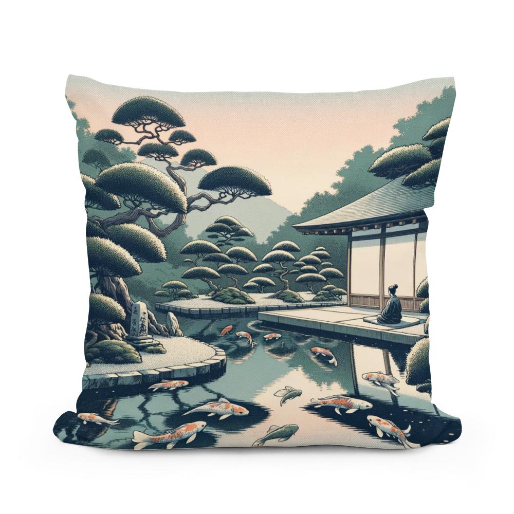 Zen Reflections Cotton Cushion