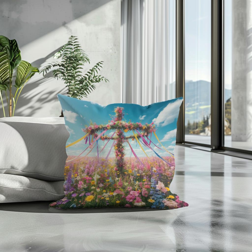 Midsummer Meadow Cotton Cushion