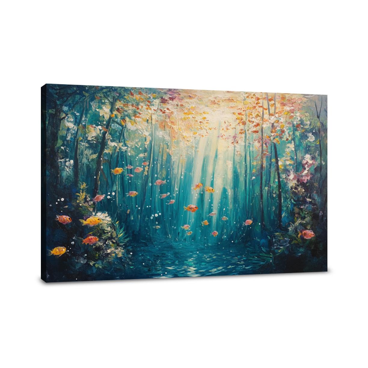 Submerged Woodland Canvas