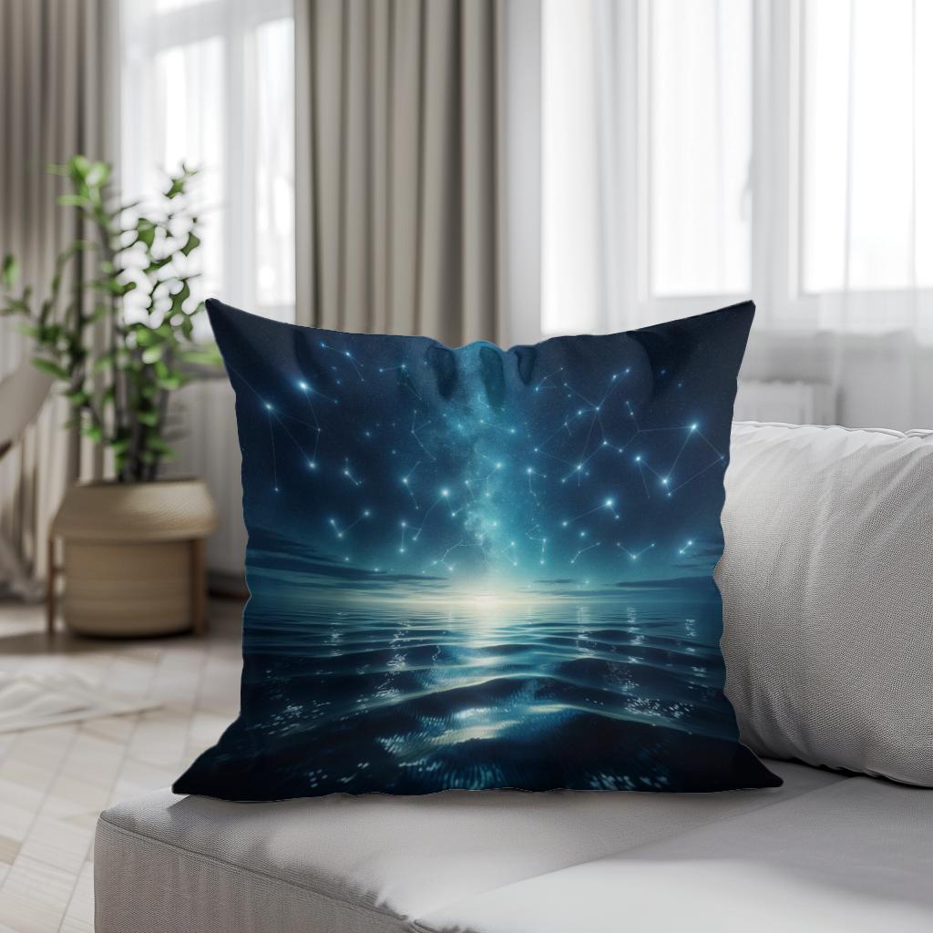Nautical Starlight Cotton Cushion