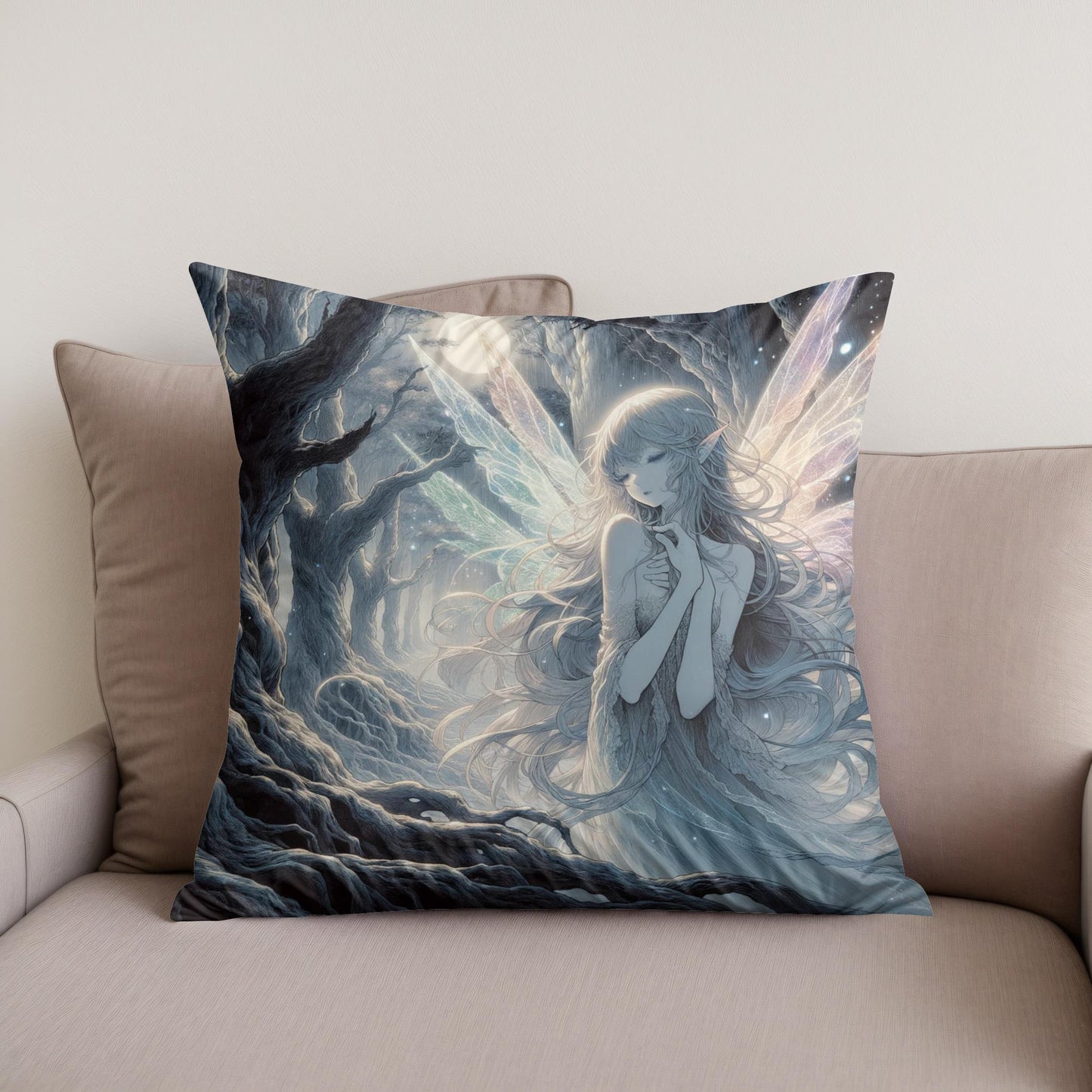 Mystic Whispers Cotton Cushion