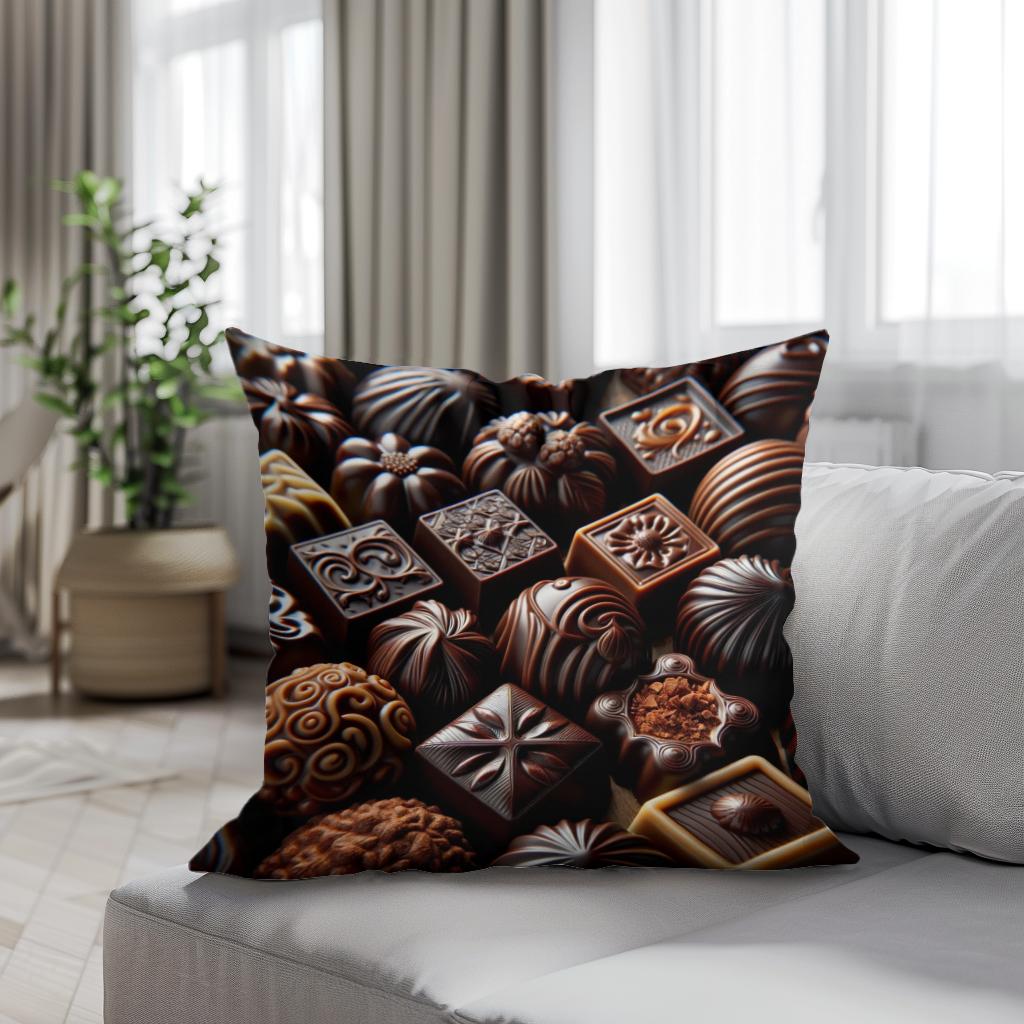 Chocolatier's Dream Cotton Cushion