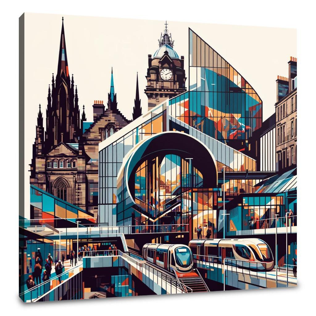 Modern Art Hub Edinburgh Canvas