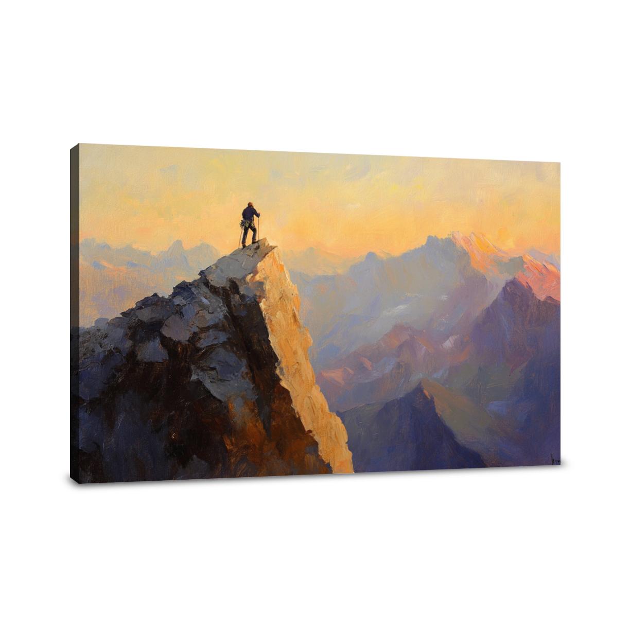 Courageous Ascent Canvas