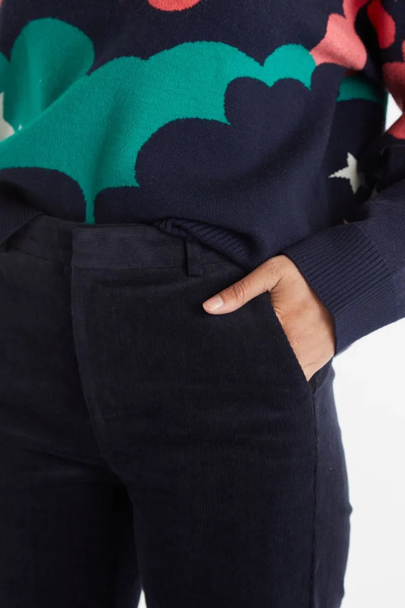 Louche Joele Cord Slim Leg Trouser