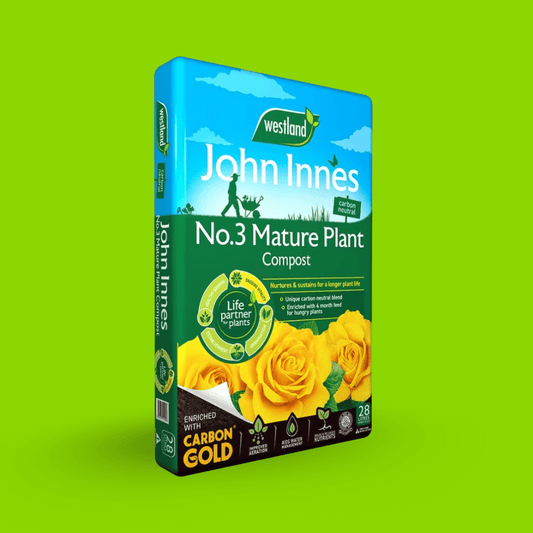 John Innes Peat Free No.3 Mature Plant Compost 28ltr Bulk Buy