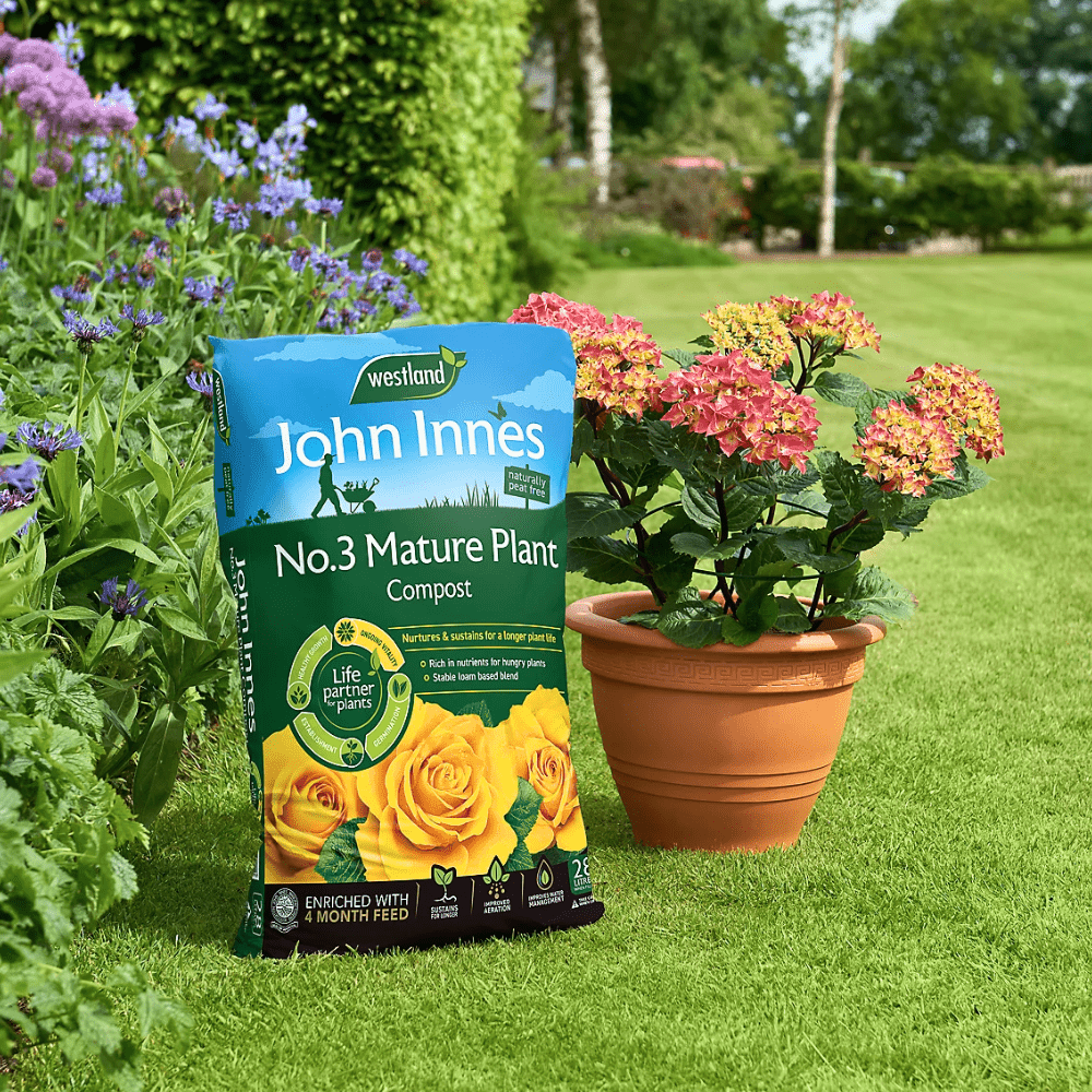 John Innes Peat Free No.3 Mature Plant Compost 28ltr Bulk Buy