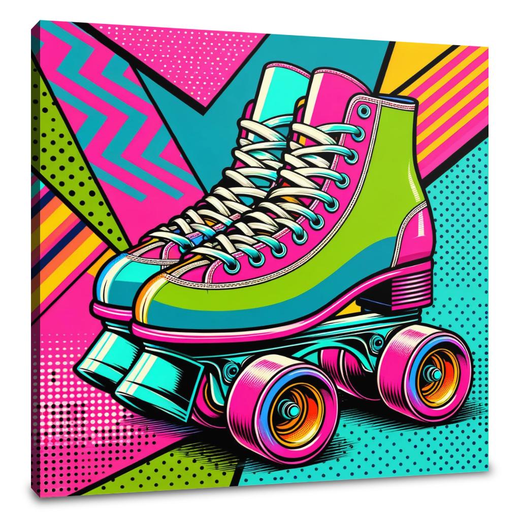 Retro Rollers Canvas