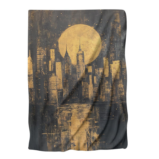 Midnight City Glow Blanket
