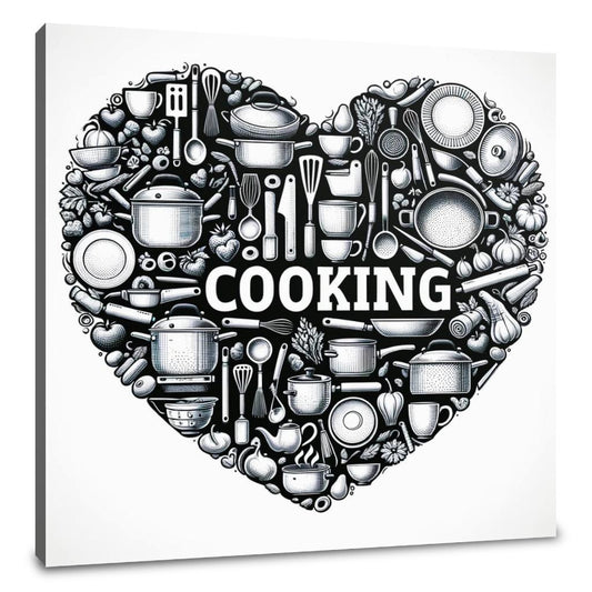 Culinary Heart Canvas