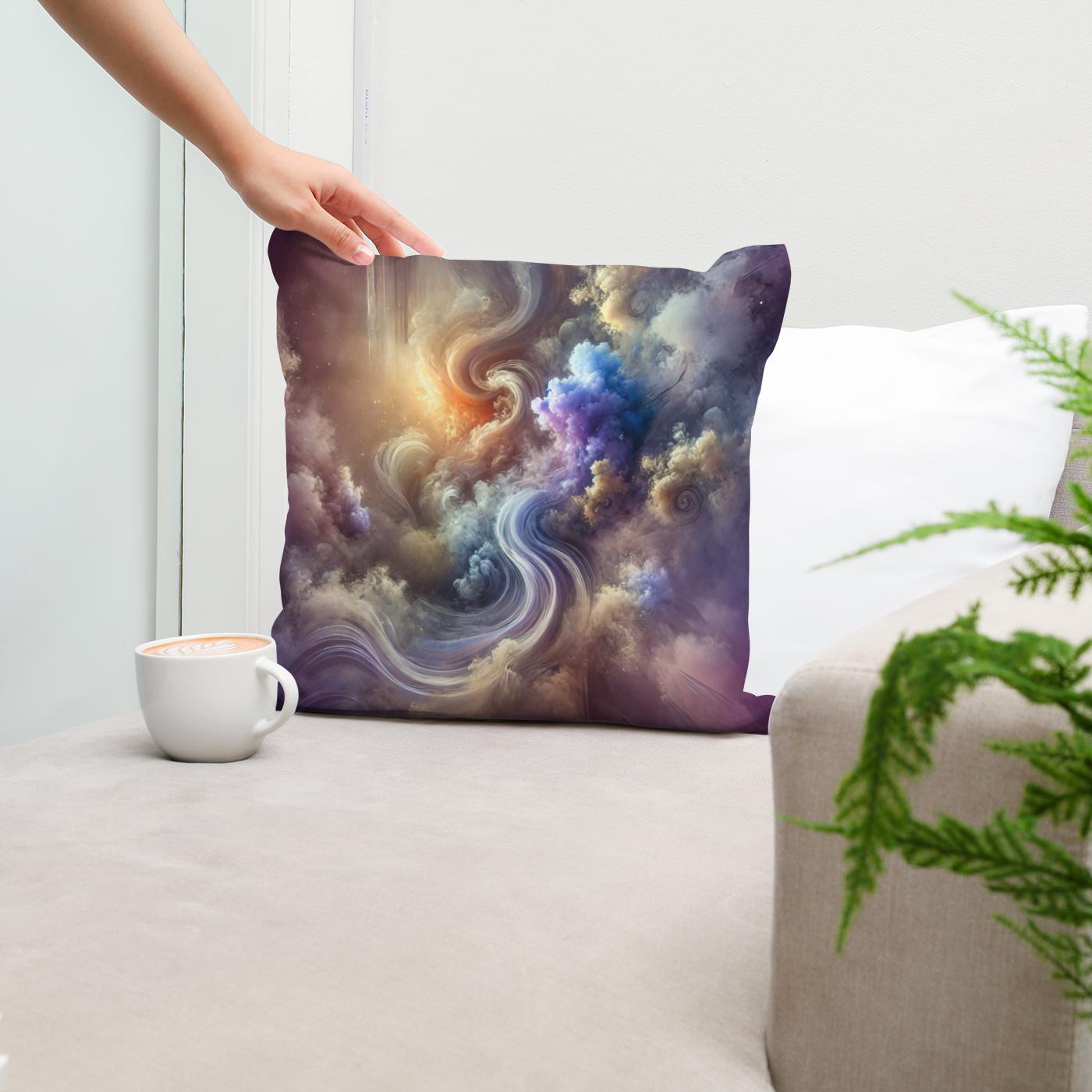 Ethereal Dreamscape Cotton Cushion