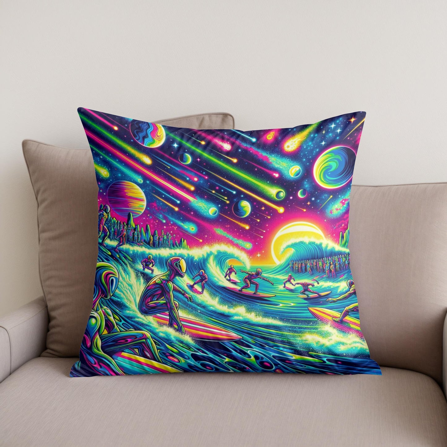 Stellar Swell Cotton Cushion