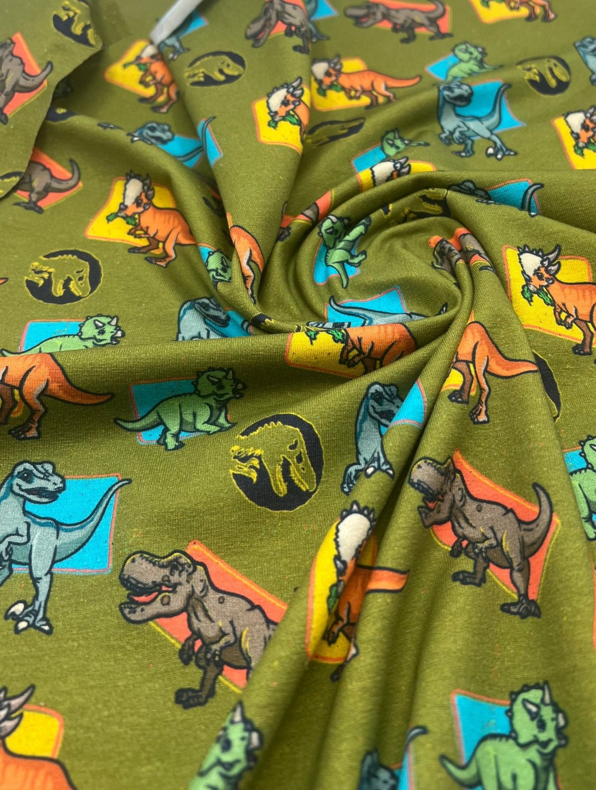 Jurassic World Cotton Stretch Jersey 200 GSM 95/5 Lycra 4 Way Stretch