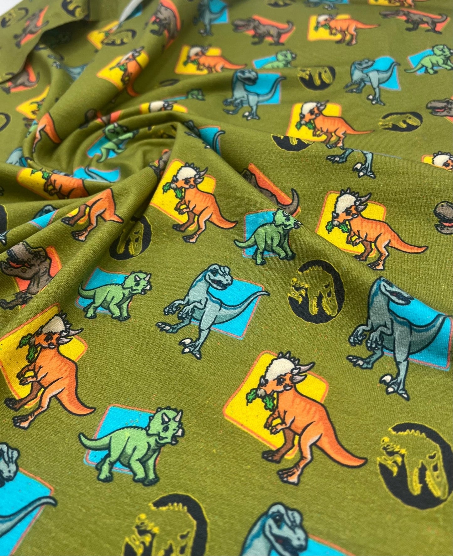 Jurassic World Cotton Stretch Jersey 200 GSM 95/5 Lycra 4 Way Stretch