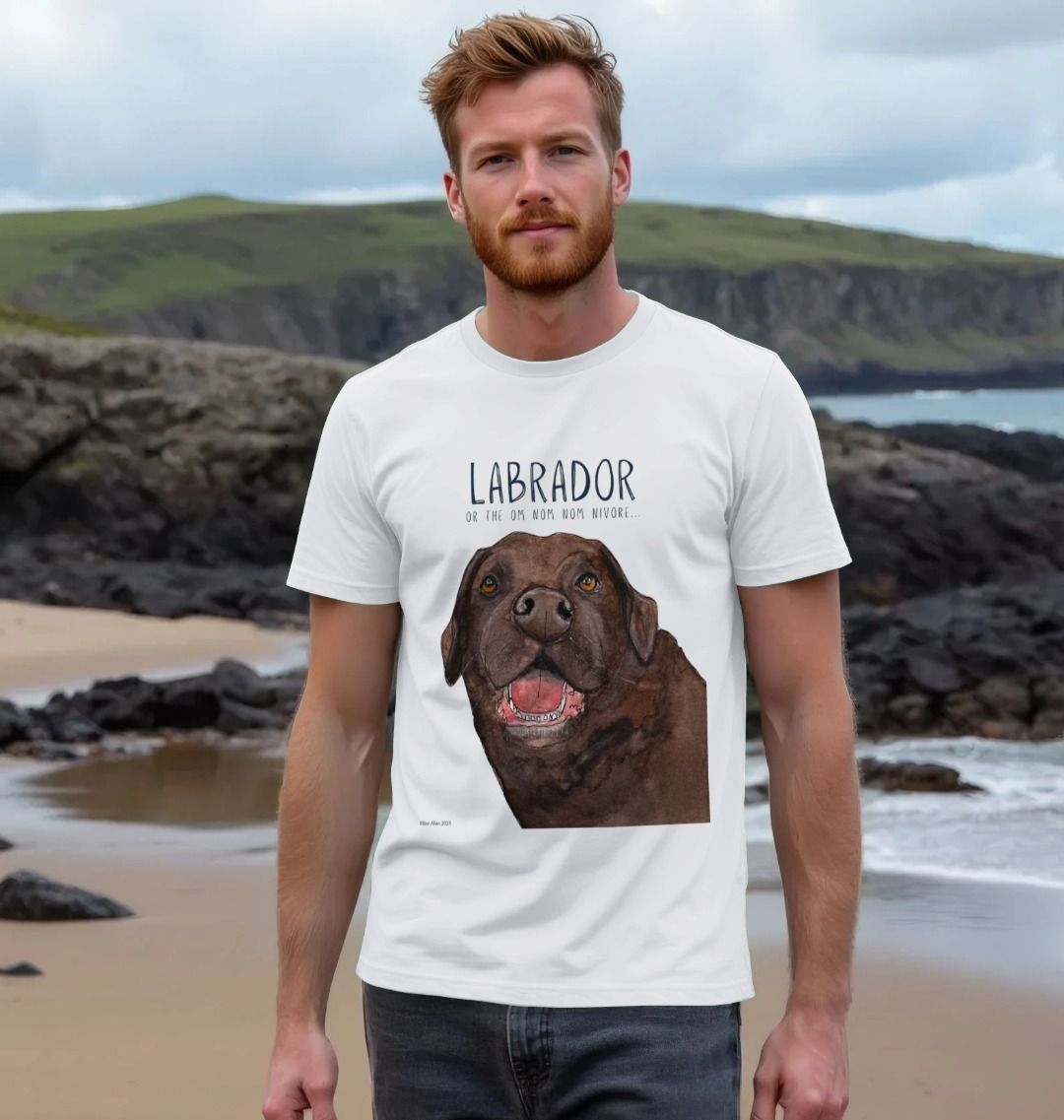 Snack Goals & Tail Wags: The Chocolate Labrador Men’s Tee