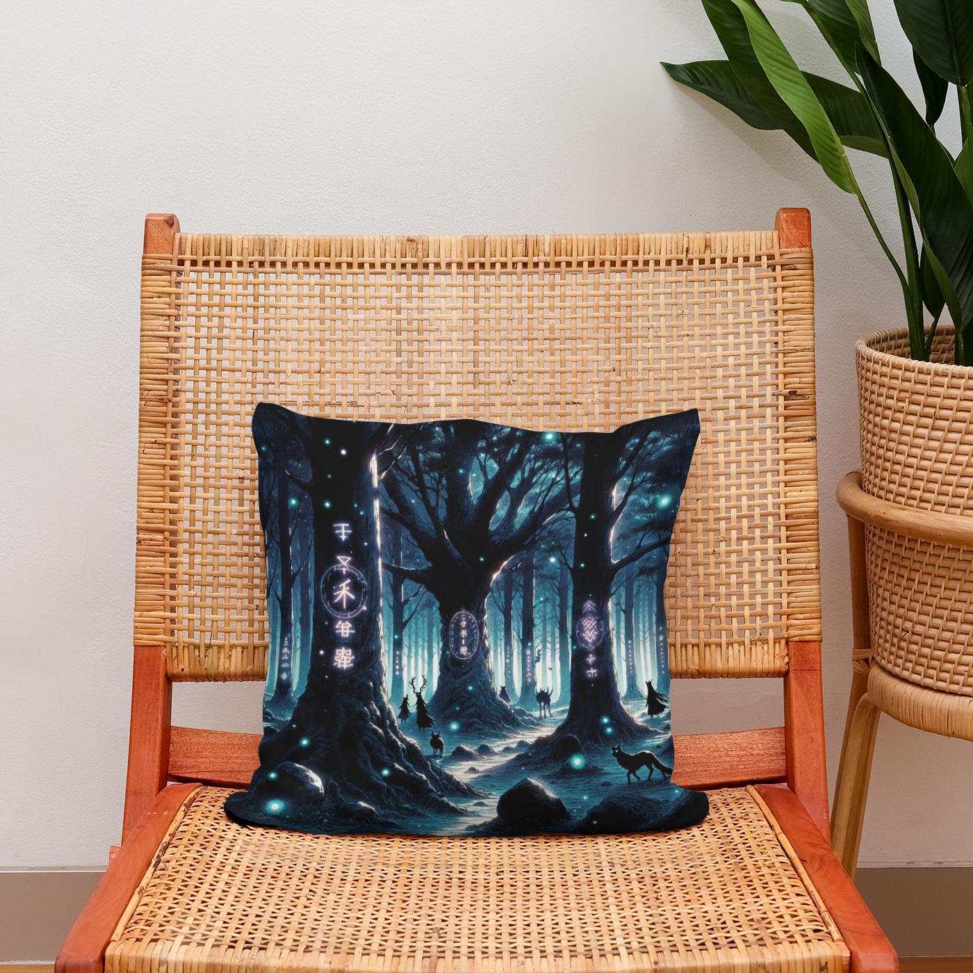 Twilight Forest Mysteries Cotton Cushion