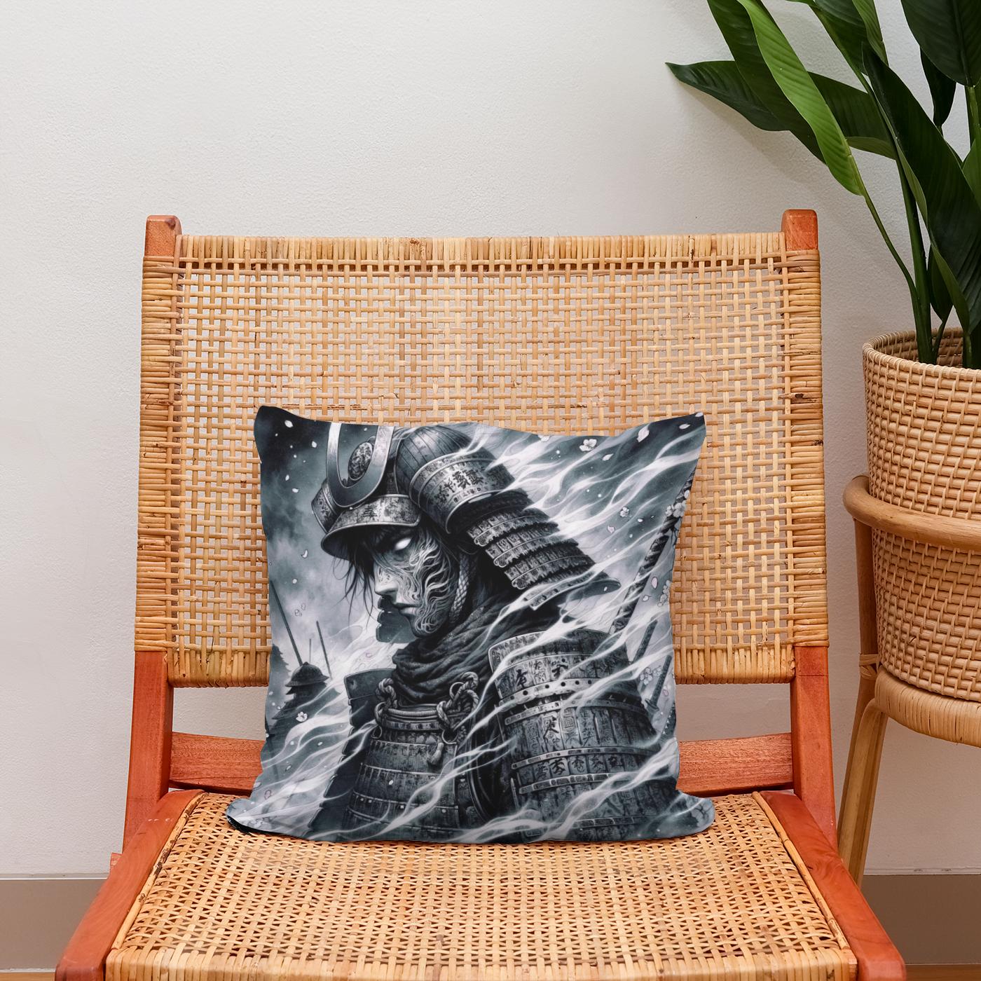 Eternal Samurai Cotton Cushion