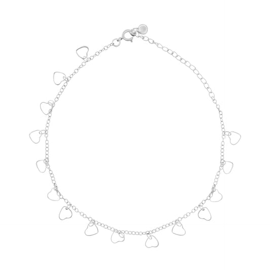 Beginnings Cut Out Heart Anklet