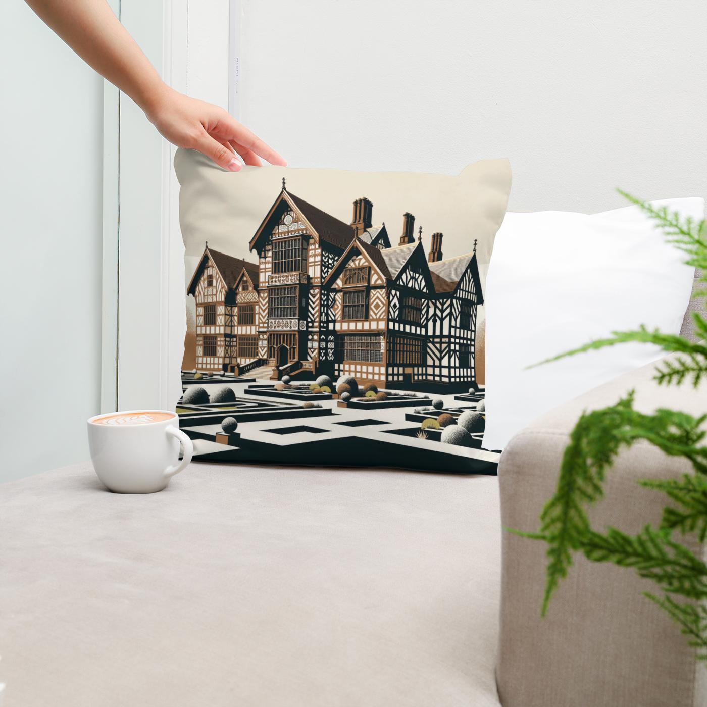 Liverpool Speke Hall Minimalist Harmony Cotton Cushion