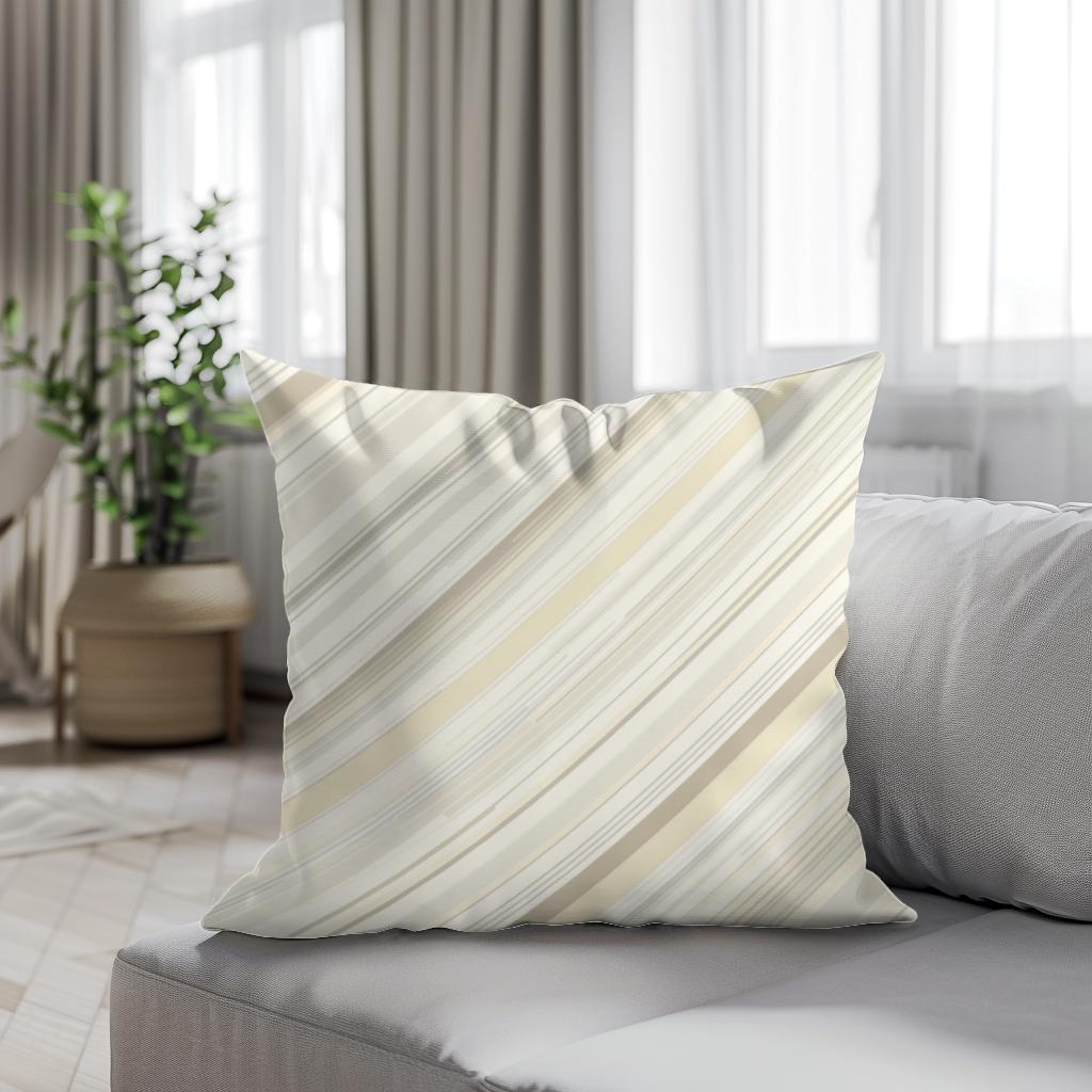 Diagonal Harmony Cotton Cushion