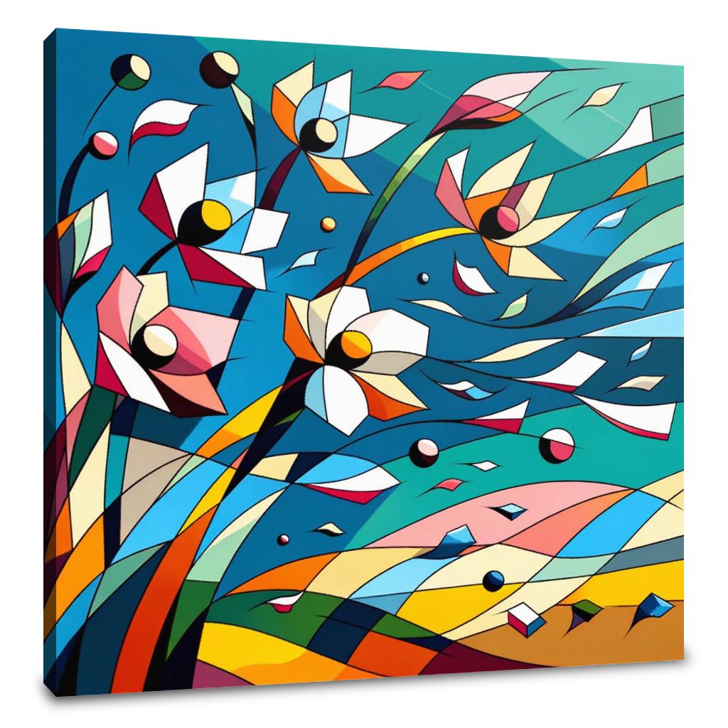 Breezy Petals Canvas