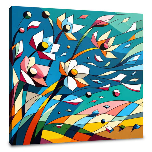 Breezy Petals Canvas