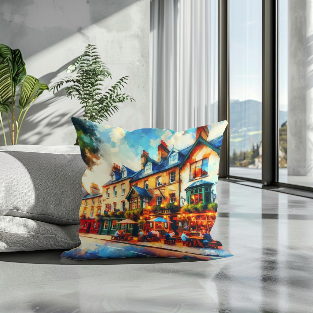 Bristol's King Street Warmth Cotton Cushion