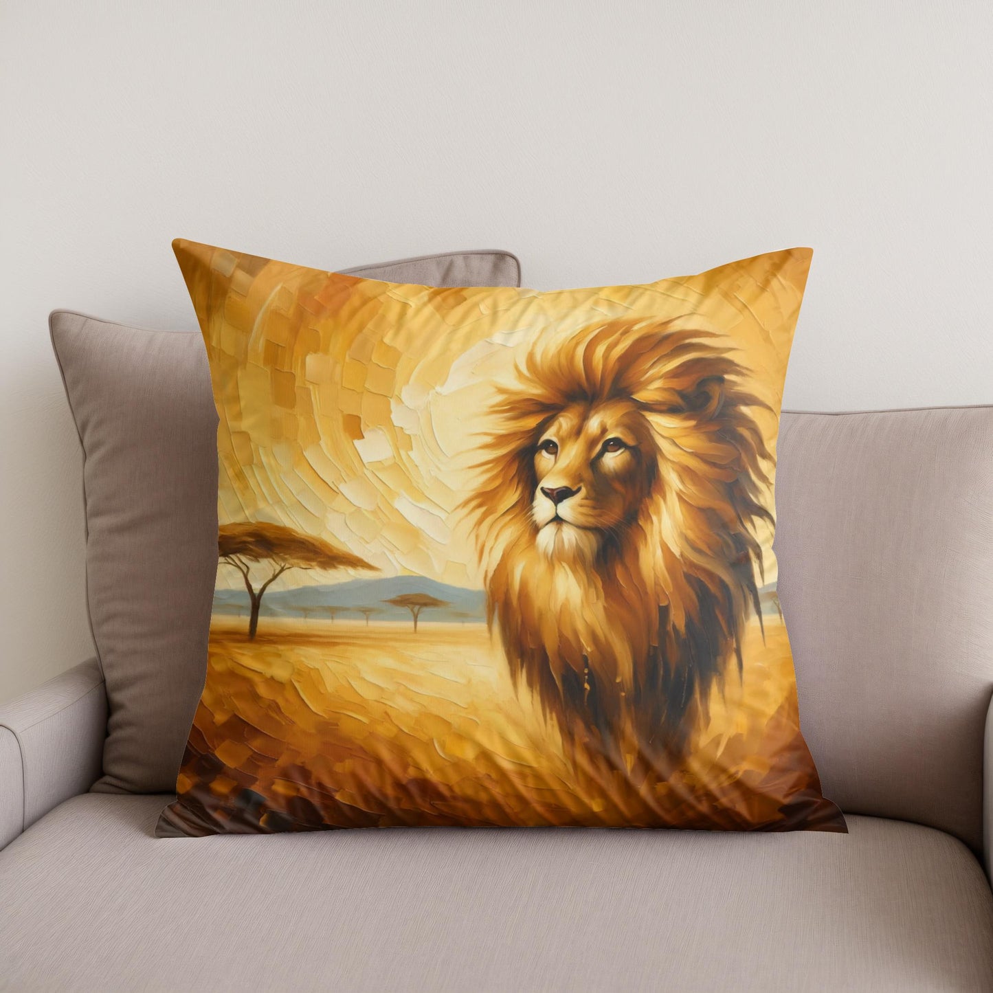 Serene Savannah King Cotton Cushion