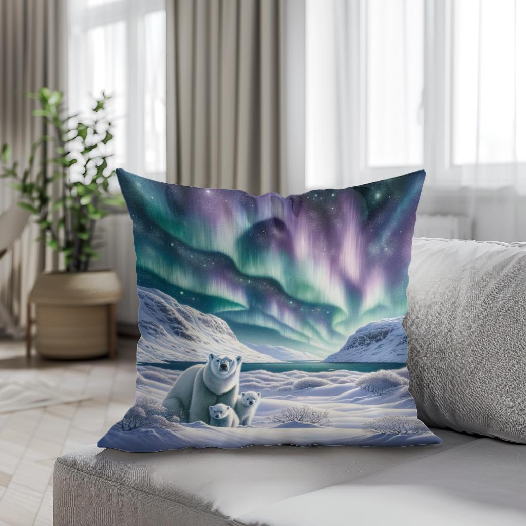 Arctic Whisper Cotton Cushion