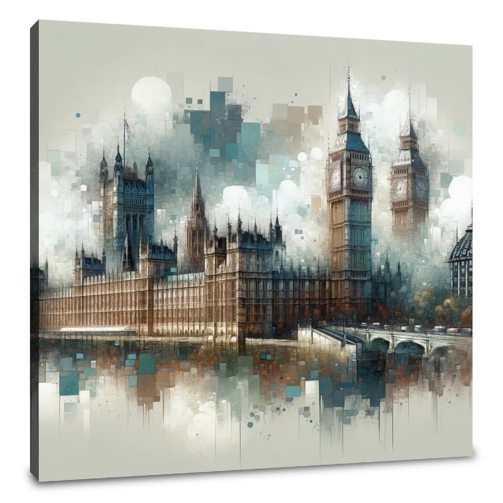 London's Timeless Echo Canvas