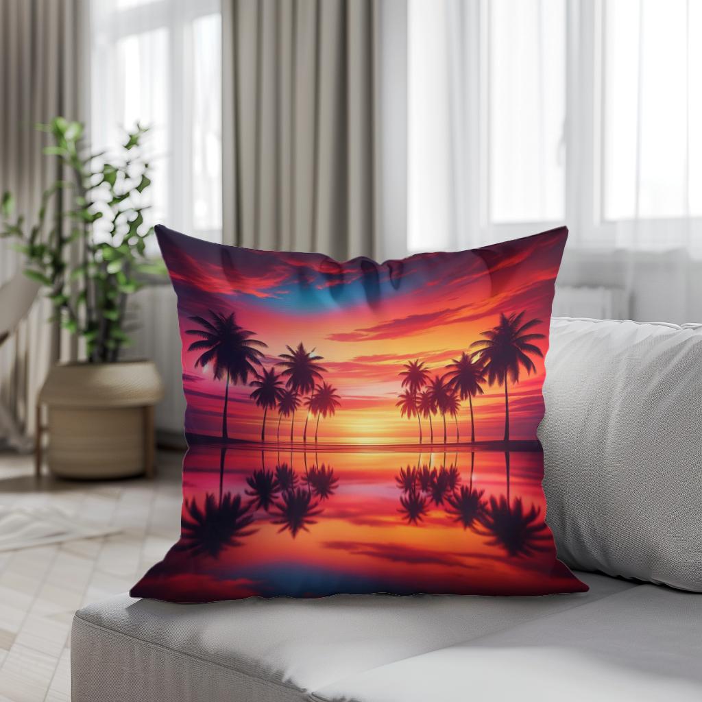 Summer Serenity Cotton Cushion