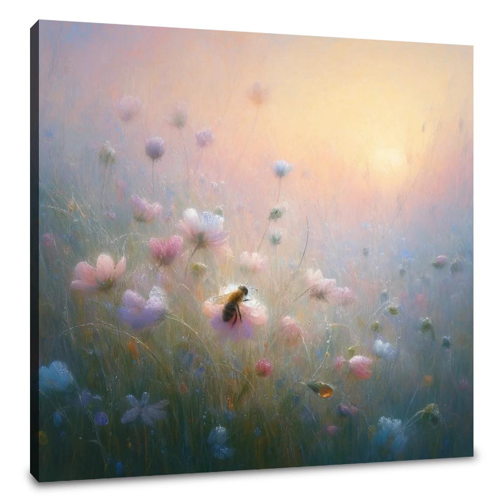 Whispers of the Meadow Bee Canvas