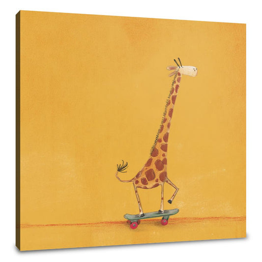 Giraffe on Wheels Canvas
