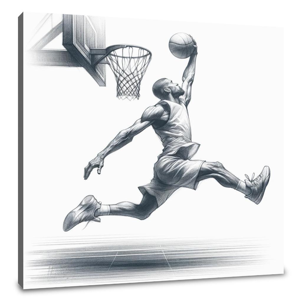 Pencil Dunk Canvas