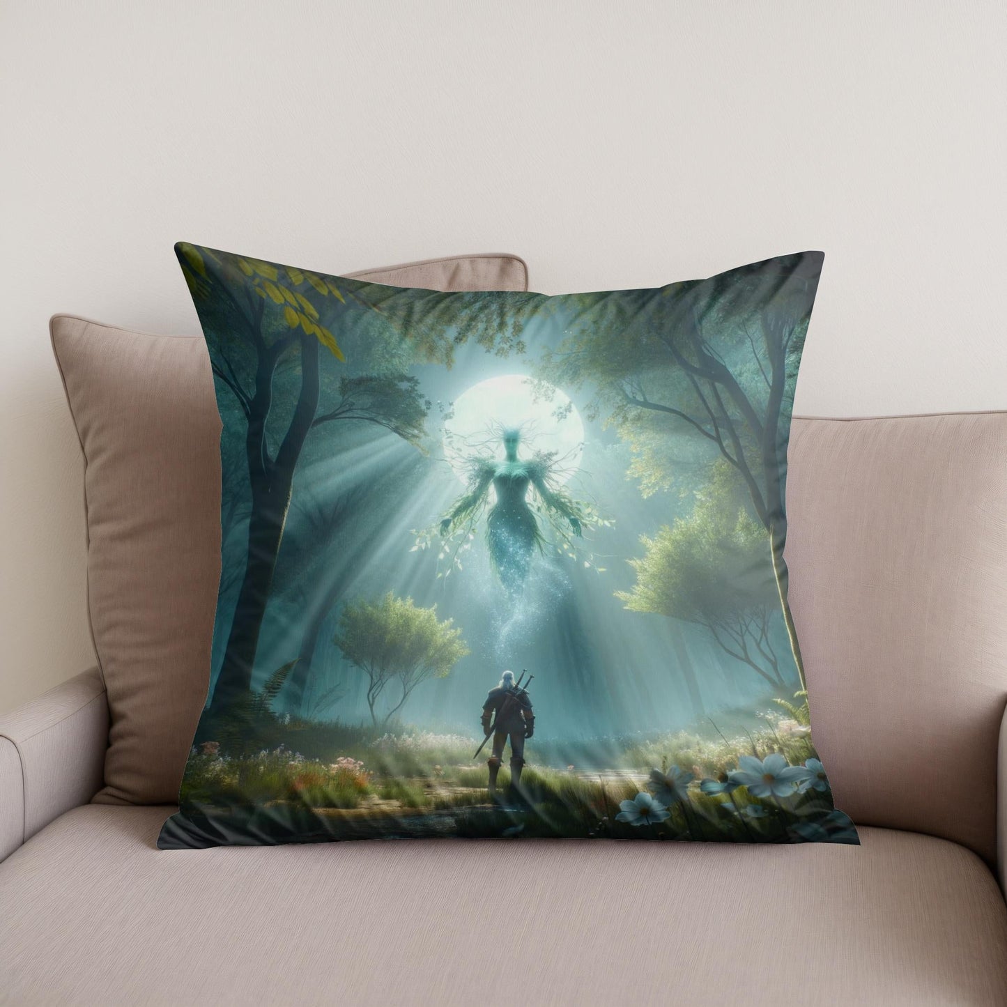 Moonlit Spirit Cotton Cushion
