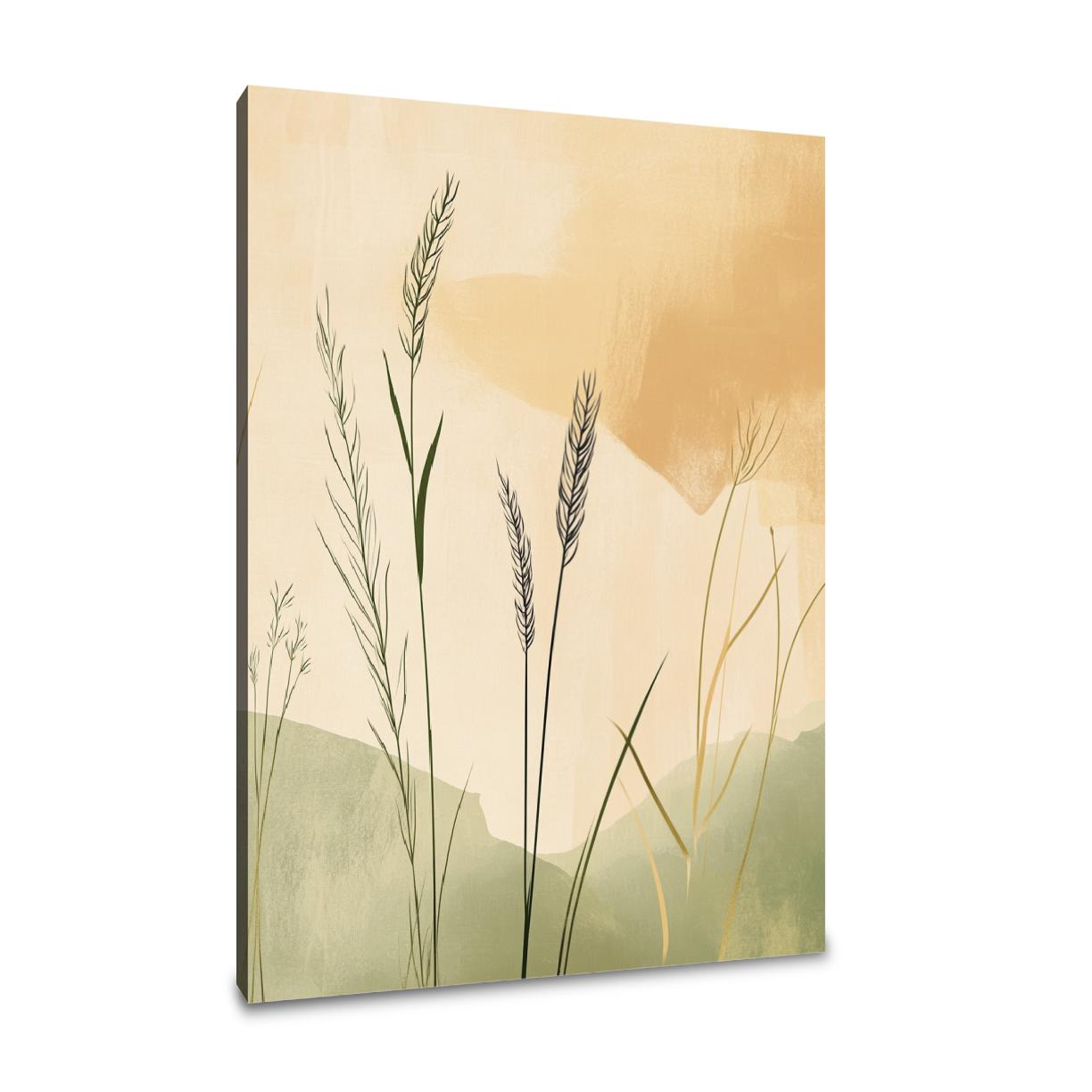 Golden Grasslands Canvas