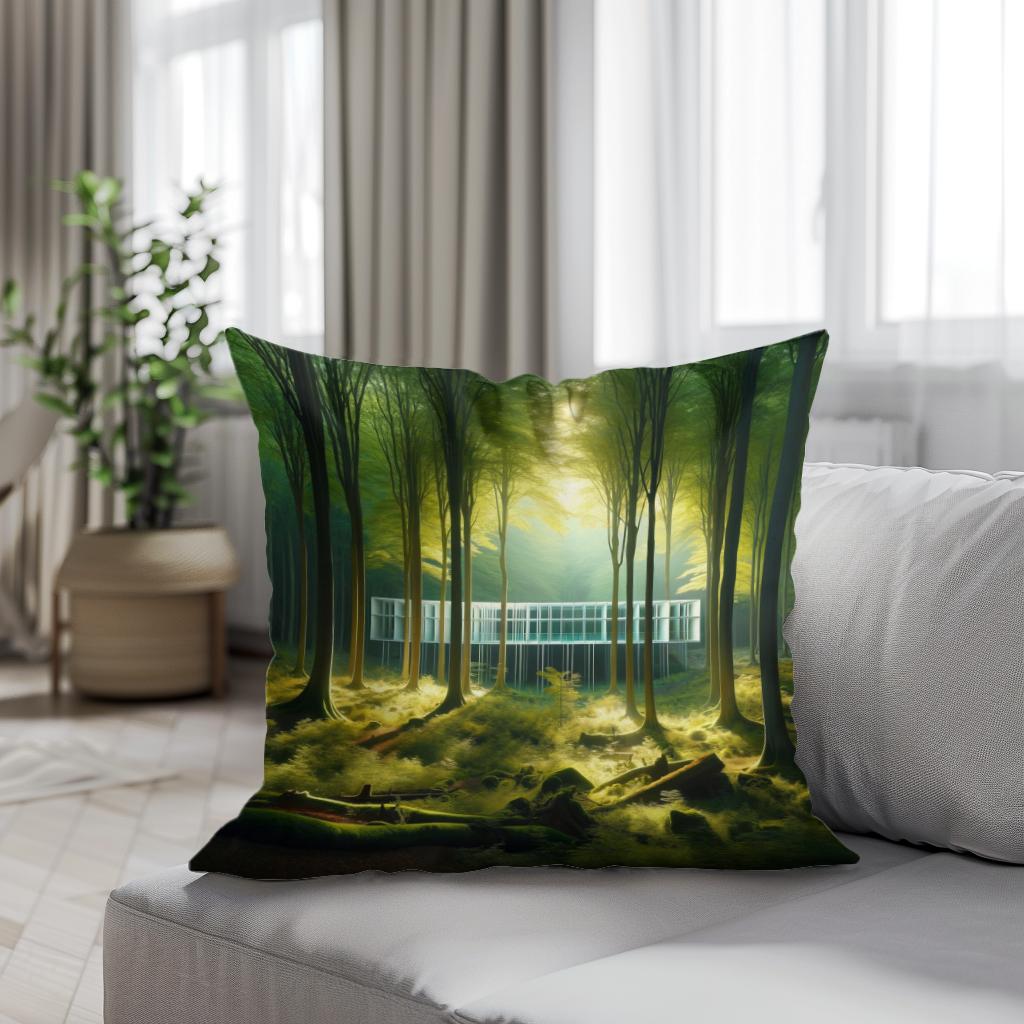 Nature's Modern Ballet Cotton Cushion