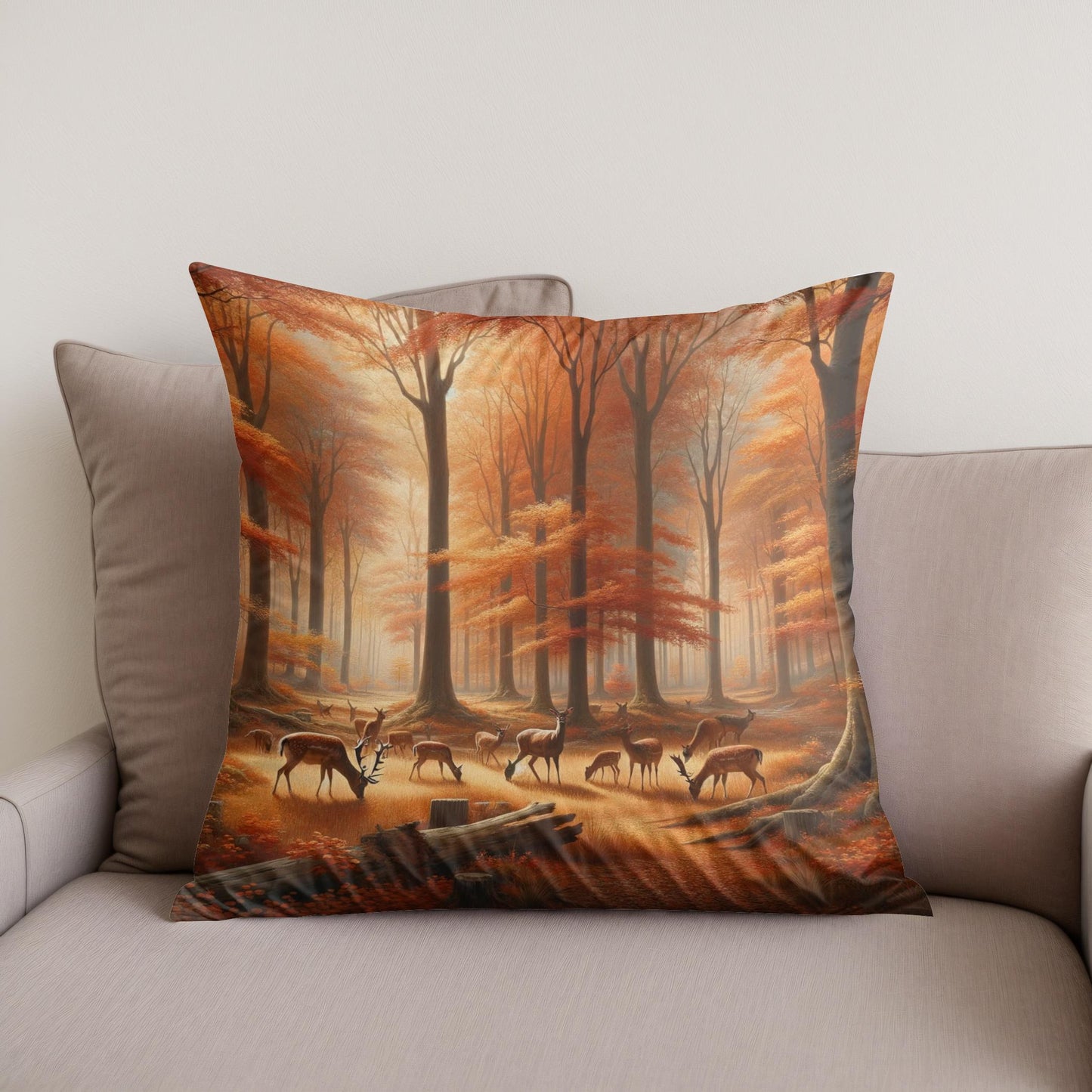 Autumn Whisper Cotton Cushion