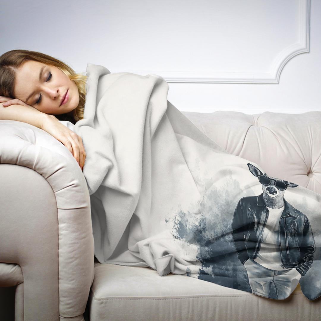Stag in Style Blanket
